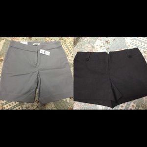 2 pair women’s sz 4 shorts.